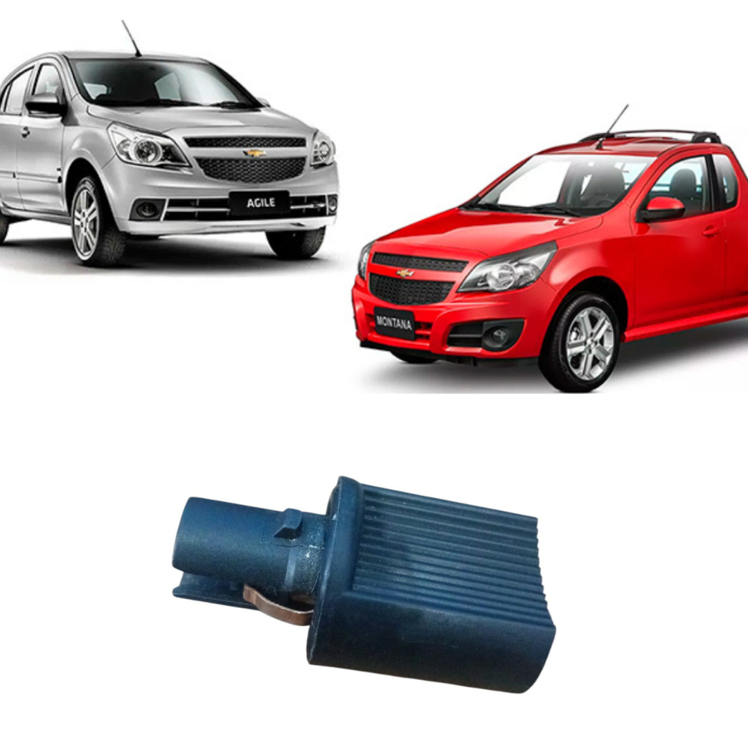 Soquete meia luz farol Chevrolet Agile Montana 2011 2012 2013 2014